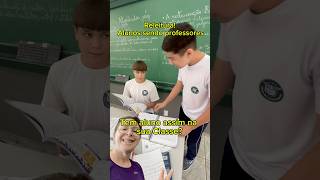 Alunos imitando professores em sala de aula Se você fosse professor como seria shorts memes [upl. by Wilhelmine]