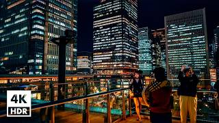 Tokyo Station Marunouchi Square  4K HDR with Japanese ambience【11292024】 [upl. by Hakym]