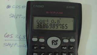 funções inversas na calculadora casio fxms [upl. by Hospers165]