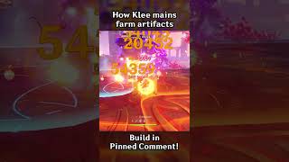 HOW KLEE MAINS FARM ARTIFACTS [upl. by Aerdnahs]