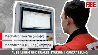 Kurzer Einblick – Ausbildung und duales Studium quotMechatronikquot mwd [upl. by Lala537]