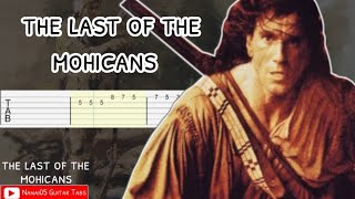 The Last of the Mohicans  Main Theme Guitar Tab Tutorial [upl. by Reinhard]