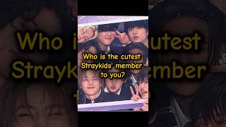 Who is the Cutest Straykids member to you straykids kpop music [upl. by Kedezihclem686]