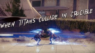 WHEN TITANS COLLIDE IN CRUCIBLE DESTINY 2 MACHINIMA motw [upl. by Hartzel]