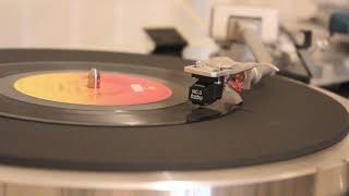 Kenwood KP1100 with Ortofon MC3 Turbo plays old 80s 45 rpm single [upl. by Wolbrom793]