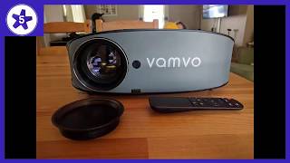 Vamvo L3600 200quot LCD Home Theater Video Projector Review [upl. by Aikkan559]