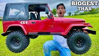 RC Biggest Ever New 2023 4X4 Mahindra Thar Car Unboxing amp Testing Chatpat toy tv [upl. by Nebeur560]