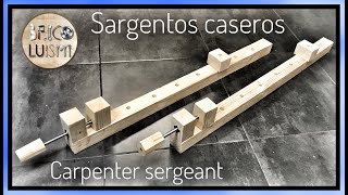 ✔Como fabricar LOS MEJORES sargentos o prensas para madera How to make wooden bar clampsCARPENTER [upl. by Alejandrina]