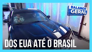 Brasileiro volta dos EUA para São Paulo dirigindo carro raro [upl. by Idroj]