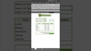 ⏱️Como Calcular Horas Extras en Excel [upl. by Lewanna]