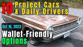 10 Affordable Classic Cars on Craigslist and Facebook Marketplace Project and Daily Driver Options [upl. by Llegna254]