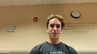 Interview with State Qualifier Bode Nesler Riverhawk Cross Country [upl. by Arianne609]