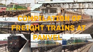 Compilation of freight trains at Panvel [upl. by Weinert]