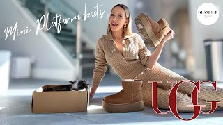 Ugg Classic Ultra Mini Platform VS Classic Mini Platform Boots  Review Sizing Worth it [upl. by Leber242]