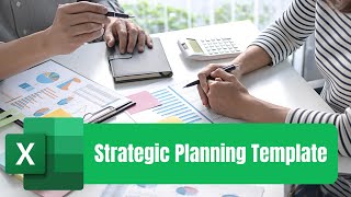 Strategic Planning Template Excel [upl. by Anitsyrhc]