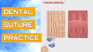 Dental Suture Practice Kit Medicine Oral Model Suture Pad Medical Skin Suture Surgical Training Kit [upl. by Mordy]