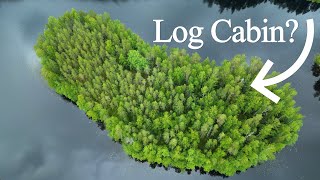 Building a Log Cabin on Our Island Ep1  Harvesting First Logs [upl. by Aihseken415]