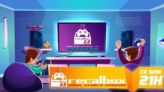 RetroGaming LIVE  lancement de Recalbox 60 STABLE [upl. by Retsub622]