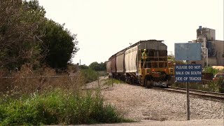 Titan Trackmobile Working at ADM Frankfort in Frankfort Indiana [upl. by Ayikahs]