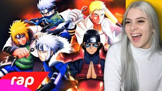 REAGINDO ao RAP DOS HOKAGES Naruto  A VONTADE DO FOGO  NERD HITS ‹ Alpha › [upl. by Niamjneb635]