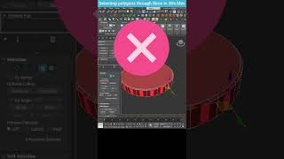 Quick Polygon Selection Technique in 3ds Max Selecting Every Fourth Polygon shorts 3dsmax [upl. by Eddi]