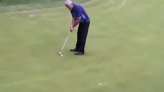 My grandpa’s best golf shot live on the golf channel in the pga proam by Liam [upl. by Chapa]