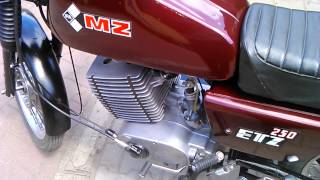 mz etz 250 DDR 83r engine sound [upl. by Dang]