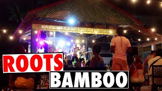 Roots Bamboo at Night Vibes amp Ambiance  7 Mile Beach  Negril Jamaica [upl. by Ahtabat]