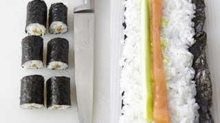 Technique de cuisine  rouler les makis [upl. by Yemac301]