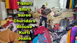 Biggest lot garments wholesale market in Kolkata 2024  Cheapet Lot wholesaler  AS Culture [upl. by Attekahs]