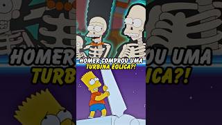 HOMER COMPROU UMA TURBINA EÓLICA simpsons thesimpsons shorts homer bart [upl. by Anaujat]