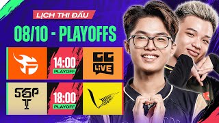 SAIGON PHANTOM V GAMING TEAM FLASH GG LIVE  QUYẾT CHIẾN PLAYOFFS  ĐTDV MÙA ĐÔNG 2023 [upl. by Ynohtn]