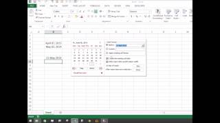 Excel Popup Calendar Addin [upl. by Acima582]