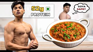 High Protein Soya Chunks Recipe for Muscle Building  Is Soya Safe to consume daily [upl. by Charles683]