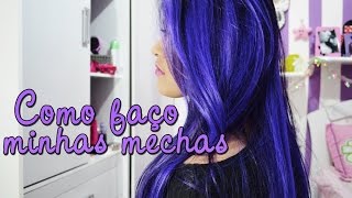 CABELO  Como pintar o cabelo de roxo com anilina [upl. by Juster862]