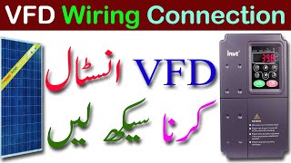 INVT vfd connection with motor INVT VFD installation guide VFD Complete Wiring  وی ایف ڈی کنیکشن [upl. by Minier710]