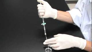 Transferring thawed sperm suspension into a drop of FERTIUP [upl. by Tevlev100]