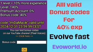 All Valid Bonus Codes 2024  Evoworldio  Doraemon [upl. by Haret748]