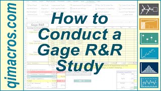 How to Conduct a Gage RampR Study in Excel [upl. by Bergerac]