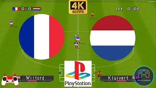 Winning Eleven 2000  France vs Netherlands  Duckstation PS1 on PC Full Game 4K60 [upl. by Zeena]