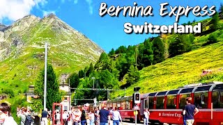 Bernina Express The Most Beautiful Panorama Train Ride In Switzerland [upl. by Turrell]