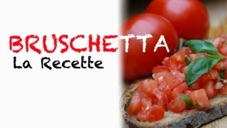 Recette italienne  bruschetta [upl. by Joshua]