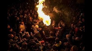 ottery st mary november 5th 2024 🔥🔥FLAMMING TAR BARRELS🔥🔥 [upl. by Ailalue]