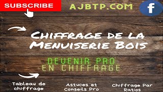 Chiffrage de Projet TCE Menuiserie Bois Partie 1 [upl. by Anabel]