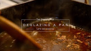 How to deglaze a pan [upl. by Kcirret]