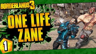 Borderlands 3  One Life Zane Funny Moments And Drops  Day 1 [upl. by Shulins]