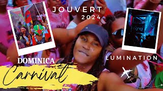 DOMINICA 🇩🇲 Carnival Monday 2024  Lumination amp Jouvert [upl. by Corder610]