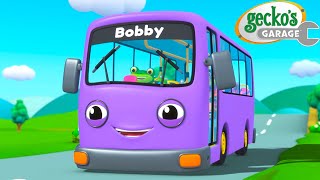 Geckos BUS SING ALONG  Geckos Garage Songs｜Kids Songs｜Trucks for Kids [upl. by Eiblehs]