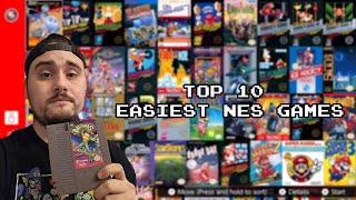 Top 10 Easiest NES Games [upl. by Abba438]