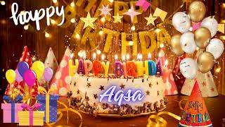 Aqsa Happy birthday SongHappy birthday to you AqsaAqsa Happy birthday Status [upl. by Kuehnel960]